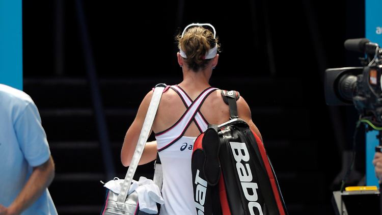 Unerwartet früher Abgang: US-Open-Siegerin Sam Stosur verabschiedete sich bei ihrem Heim-Grand-Slam schon im ersten Spiel.