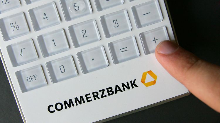 Großes Rechnen bei der Commerzbank.
