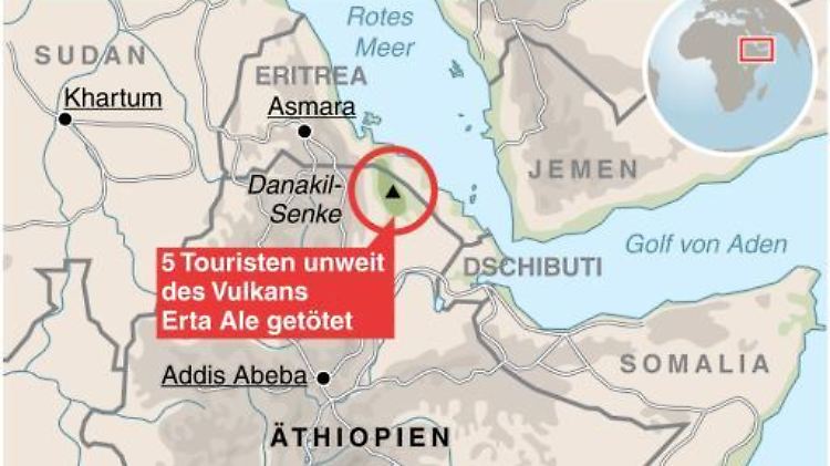Der Überfall ereignet sich im Norden Äthiopiens.