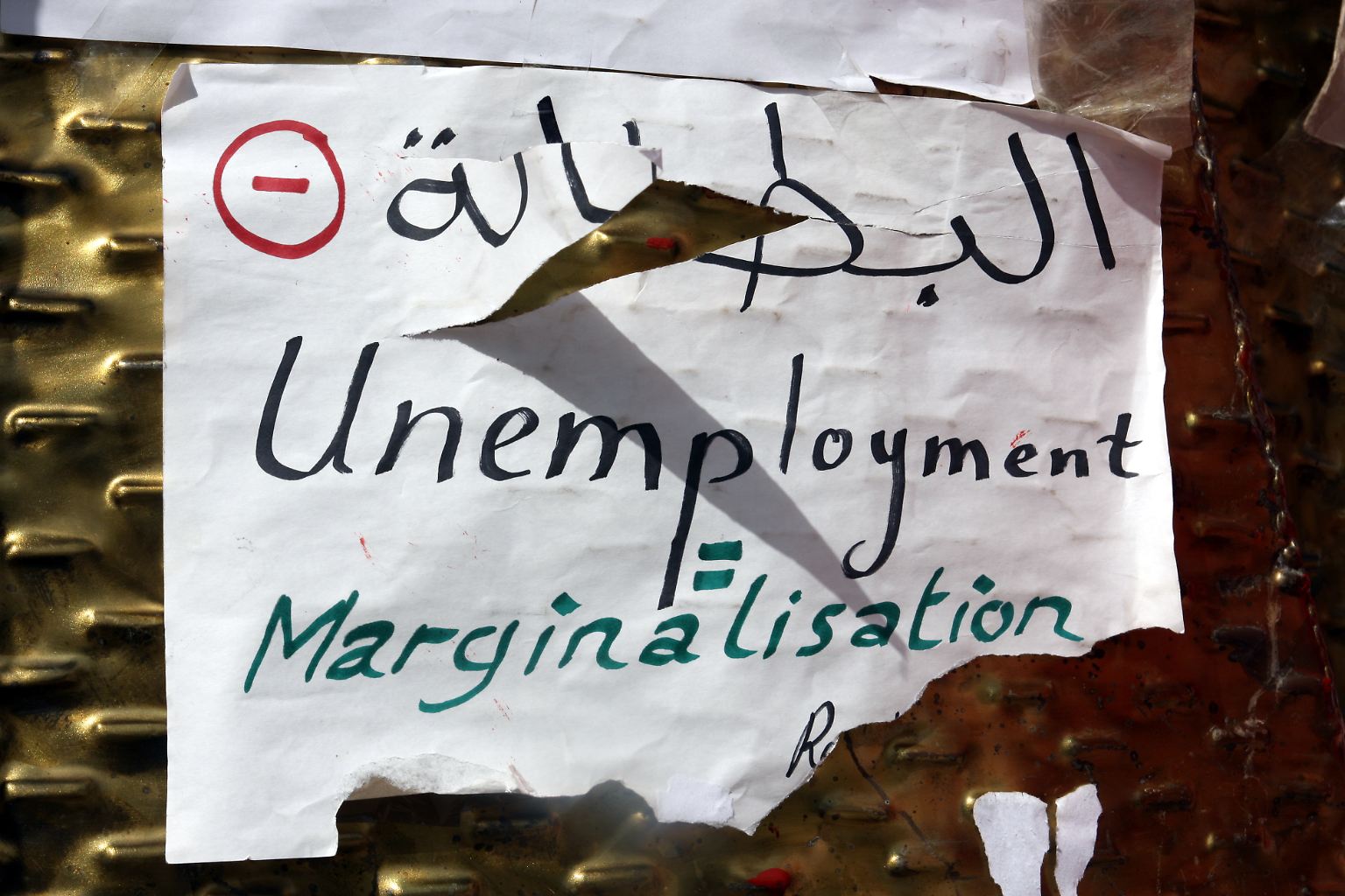 Ende 2010 begannen die ersten jungen Araber, gegen ihre Regierungen zu demonstrieren. Ein Grund dafür war die hohe Arbeitslosigkeit unter gut ausgebildeten jungen Leuten in den arabischen Staaten.