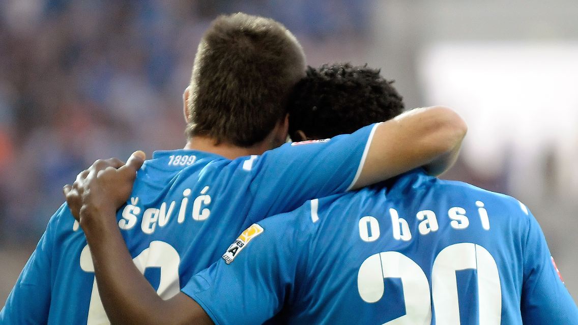 Vedad Ibisevic und Chinedu Obasi, seit drei Jahren gemeinsam.