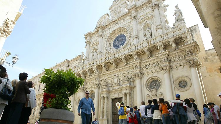 Die Basilica di Santa Croce in Lecce.
