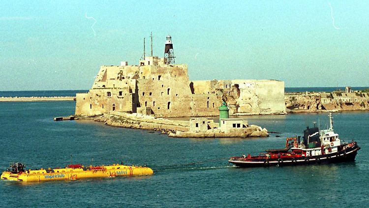 Von Otranto ist es nicht mehr weit nach Albanien - hier landen häufig Flüchtlingsboote.