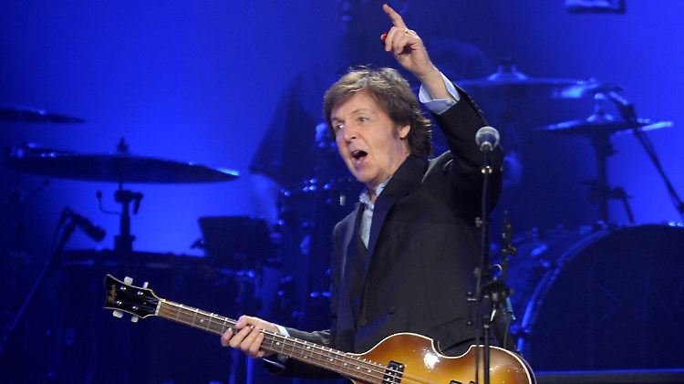 Der Sir adelt die Veranstaltung: Ex-Beatle Paul McCartney