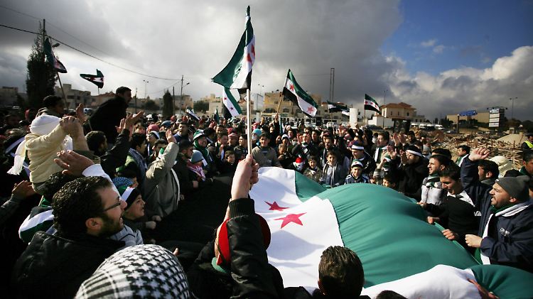 Die Anti-Assad-Proteste reißen nicht ab. 