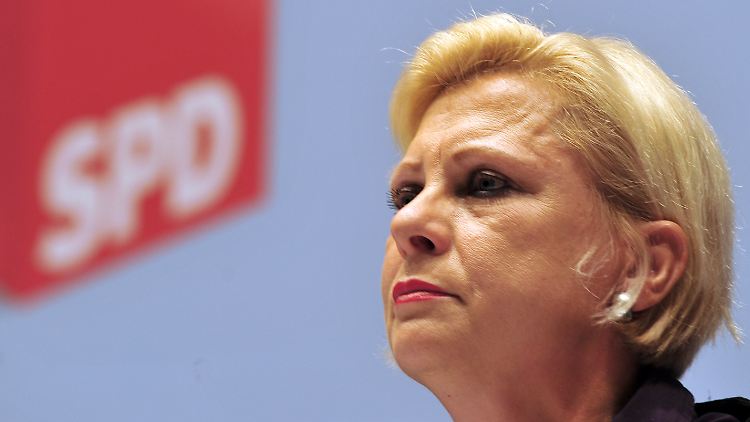 Hilde Mattheis, Sprecherin der Demokratischen Linken, macht sich für "soziale Gerechtigkeit im 21. Jahrhundert" stark.