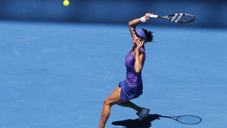 Kommt nicht in Fahrt: Julia Görges, deutsche Tennisspielerin.