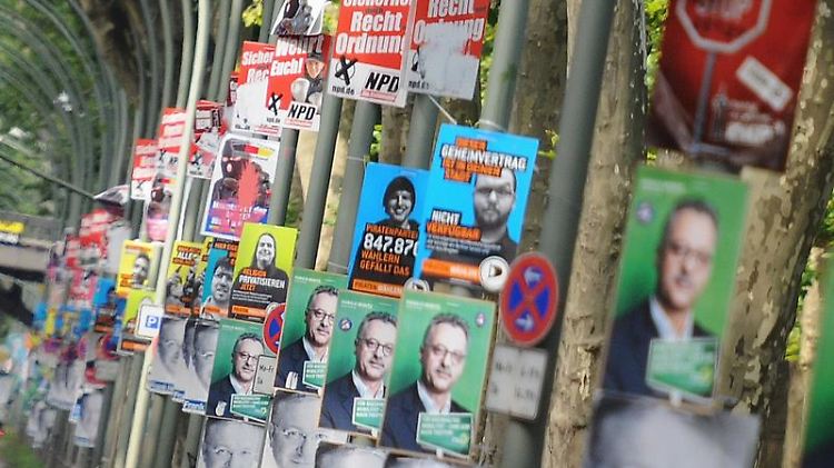 Wahlplakate in Berlin: Konservative widmen sich von Natur aus eher negativen Aspekten, Liberale konzentrieren sich dagegen stärker auf Positives.