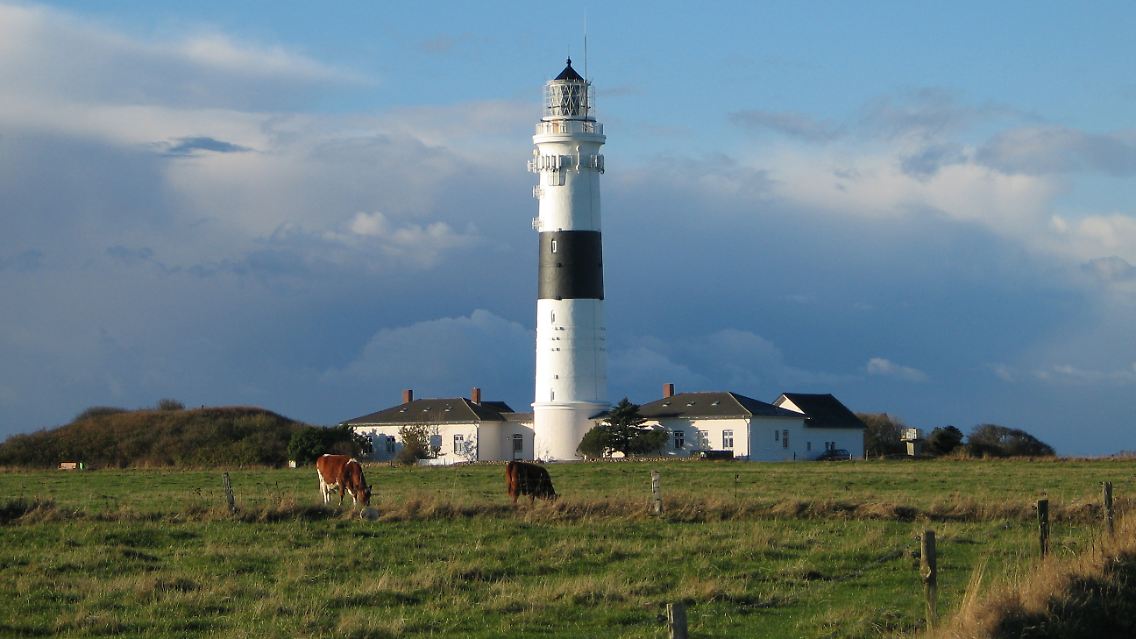 Der Kampener Leuchtturm.