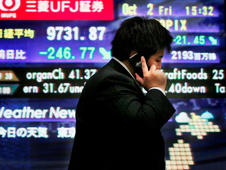 In Tokio waren die Exportwerte unter Druck.