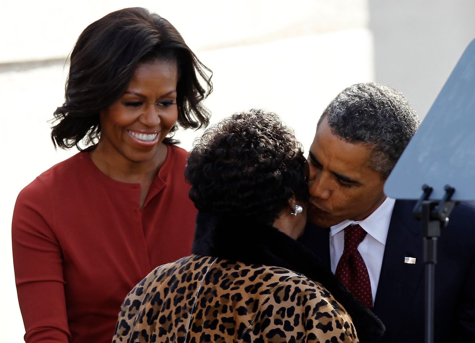 Wer kann schon von sich behaupten, von Barack Obama geküsst worden zu sein?