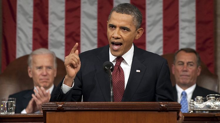 Vorgeschmack auf den Showdown im Herbst: Obamas Rede zur Lage der Nation.