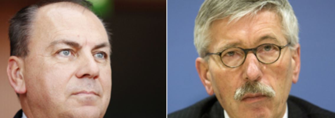 Ob Sarrazin (r.) Weber (l.) auch verstanden hat, ist noch offen.