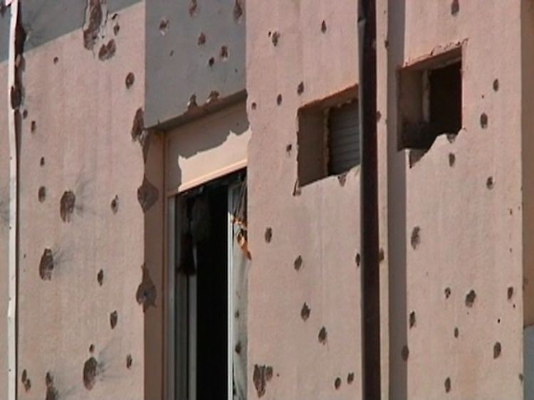 Die Spuren der Kämpfe in Bani Walid sind unübersehbar.