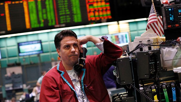 Ein Ölhändler an der New York Mercantile Exchange.