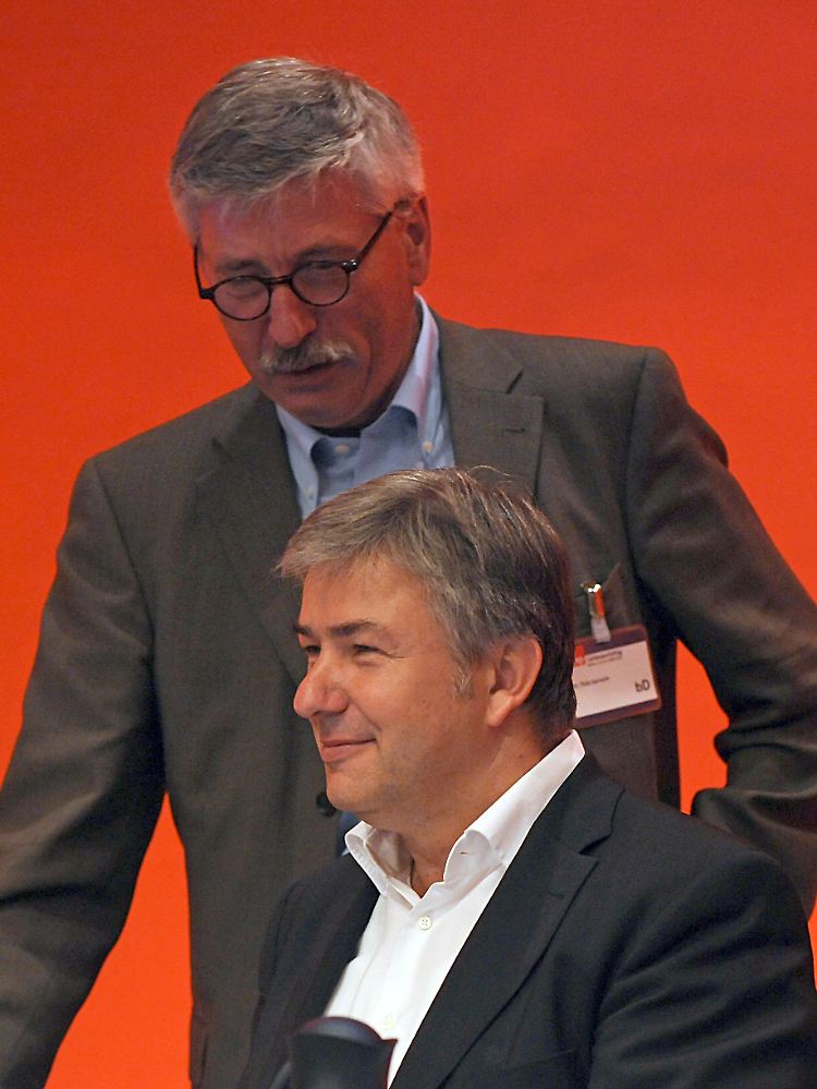 Berlins Regierender Bürgermeister Klaus Wowereit hat Sarrazin meistens in Schutz genommen.