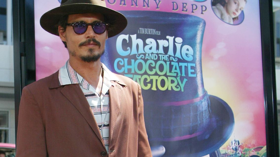 Johnny Depp war Willi Wonka.