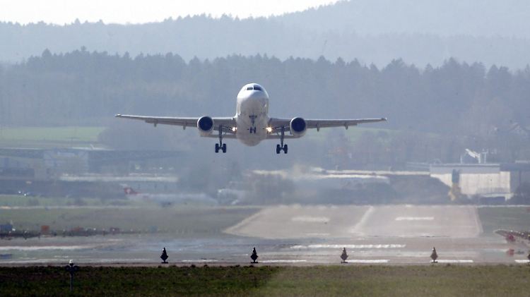 Landet ein Flugzeug auf dem Flughafen in Zürich, bekommt Deutschland häufig Fluglärm ab.