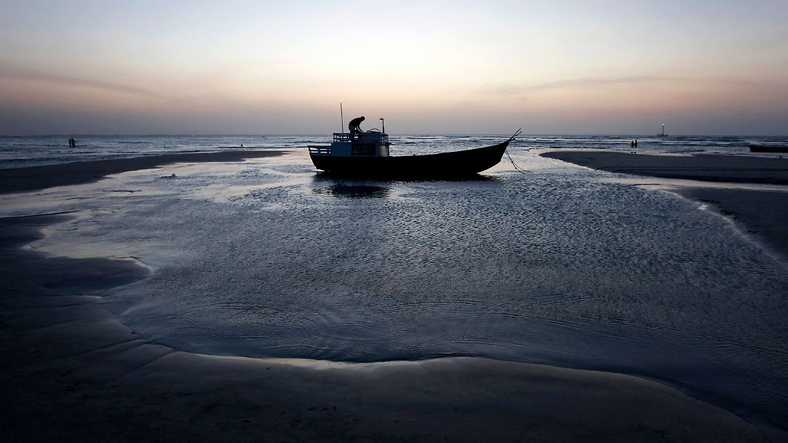 Ebbe am Strand von Jericoacoara.