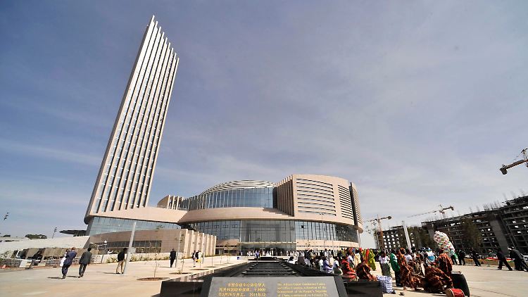Das neue AU-Hauptquartier in Addis Abeba.