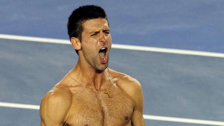 Das war sehr harte Arbeit: Novak Djokovic muss bis an seine Grenze gehen.