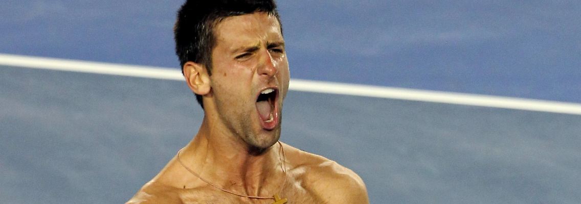 Das war sehr harte Arbeit: Novak Djokovic muss bis an seine Grenze gehen.