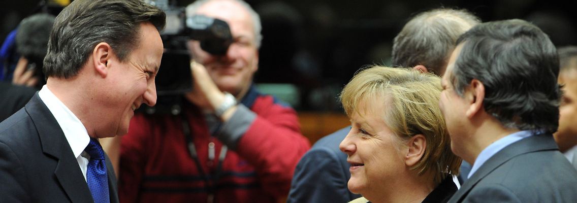 Sie begrüßen einander freundlich, doch die Meinungverschiedenheiten sind erheblich.