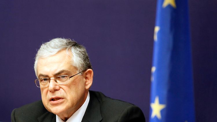Griechenlands Premier Lukas Papademos.