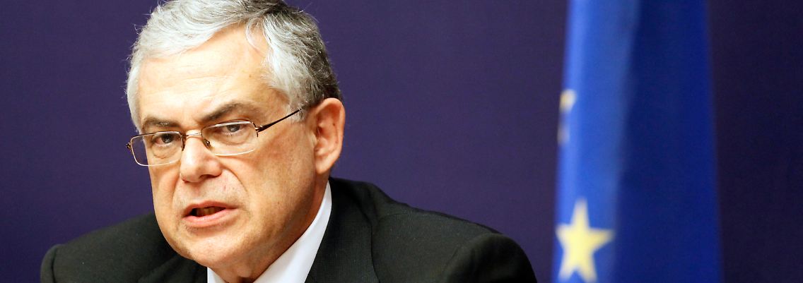 Griechenlands Premier Lukas Papademos.