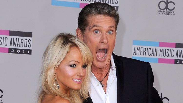 David Hasselhoff und seine Freundin Hayley Roberts.