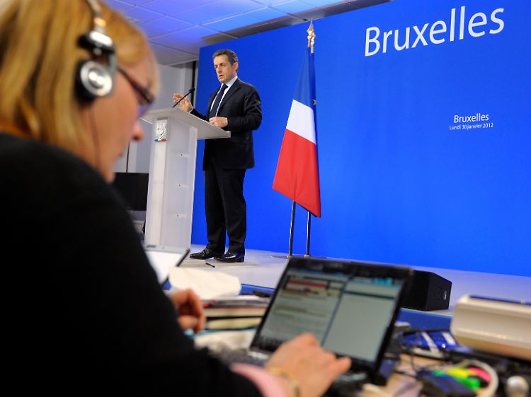 Die französische Sicht auf den Gipfel erläutert Staatspräsident Nicolas Sarkozy in einer eigenen Pressekonferenz.