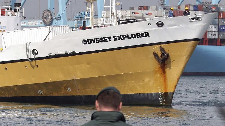 Das Schiff, mit dem die Münzen gefunden wurden, steht unter Beobachtung der spanischen Behörden.