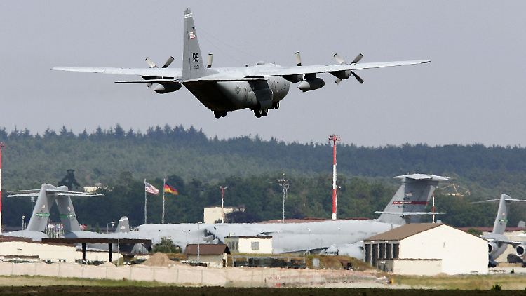 Die Militärbasis in Ramstein.