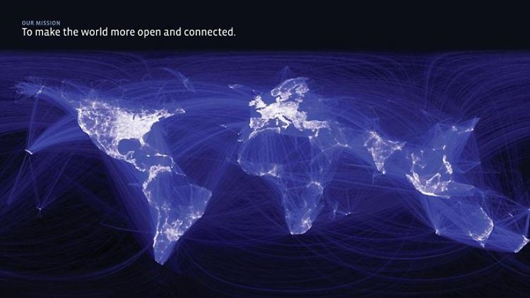 Die Welt, so wie sie Facebook sieht.