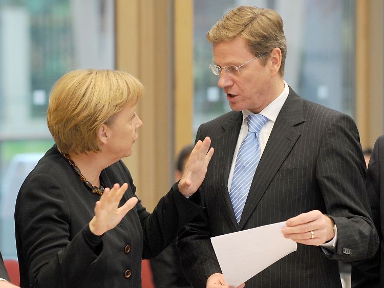 Das neue deutsche Duo: Kanzlerin Angela Merkel und FDP-Chef Guido Westerwelle.