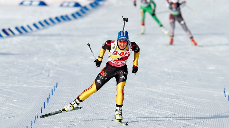 Magdalena Neuner ist nicht zu stoppen.