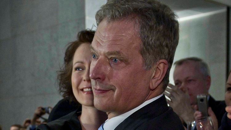 Sauli Niinistö und seine Frau Jenni Haukio.