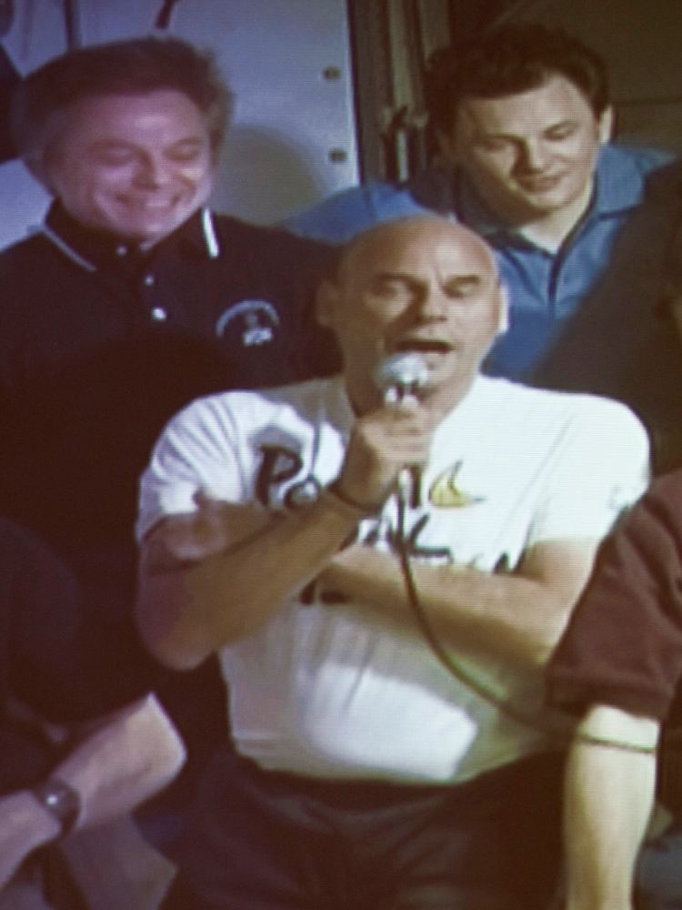Er kam noch etwas höher hinaus, hat aber auch mehr bezahlt: Weltraumtourist Laliberte an Bord der ISS.