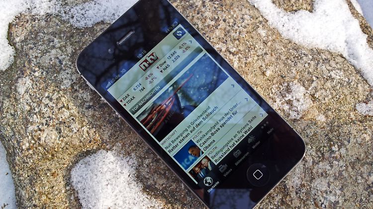 Das iPhone 4S hielt in der finnischen Kältekammer nicht lange durch.