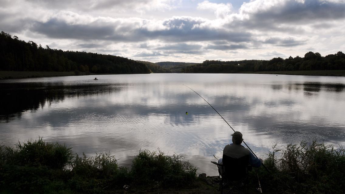 Angler am Twistesee.