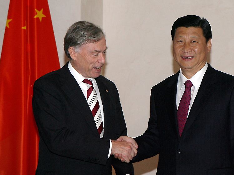 Bundespräsident Horst Köhler empfängt Chinas "Kronprinzen" Xi Jinping, der auch die Buchmesse eröffnet.