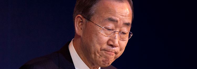 Erschüttert über die beleidigenden und hetzerischen Worte: Ban Ki Moon.