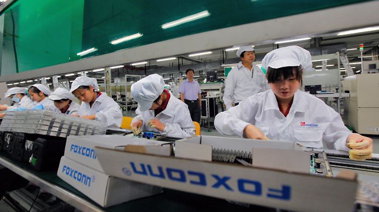 Bei Foxconn ist eine 60-Stunden-Woche die Regel.
