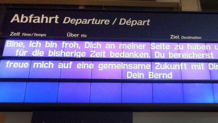 Die Liebe machte Bernd offenbar erfinderisch.