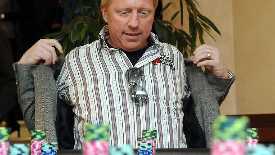Royal Flash? Oder Full House? Pokerface Becker bei der Arbeit.