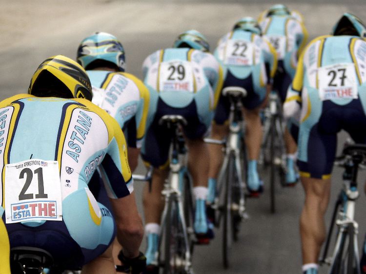 Das Team Astana beteuert, ...