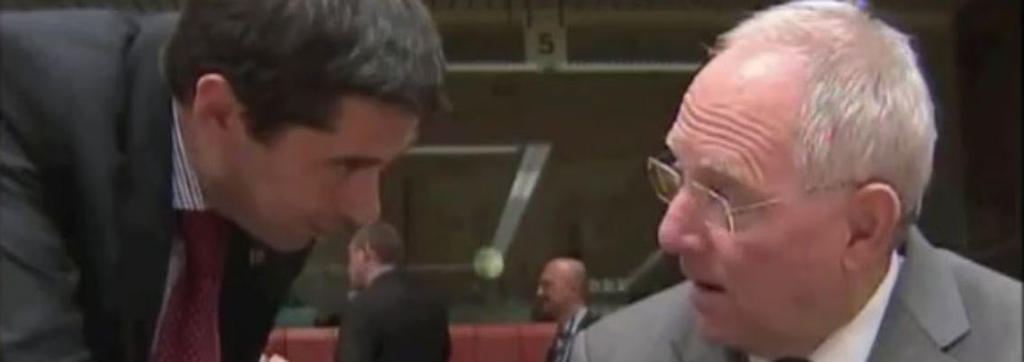 Die Finanzminister Vitor Gaspar und Wolfgang Schäuble.