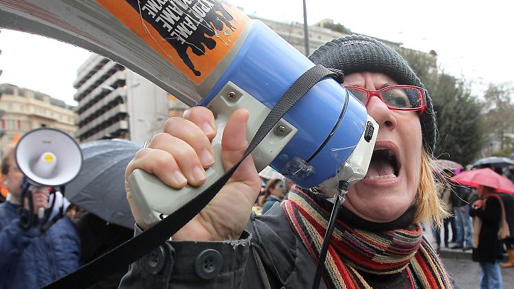 In Griechenland gehen die Proteste weiter.