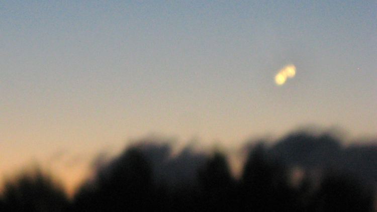 Die Lichterscheinung bei Achterwehr.