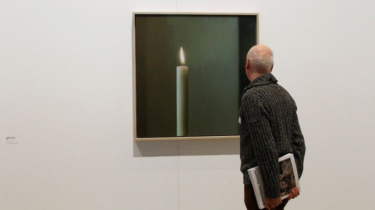 Das Bild "Kerze" von Richter kam auf einer früheren Auktion für fast zwölf Millionen Euro unter den Hammer.